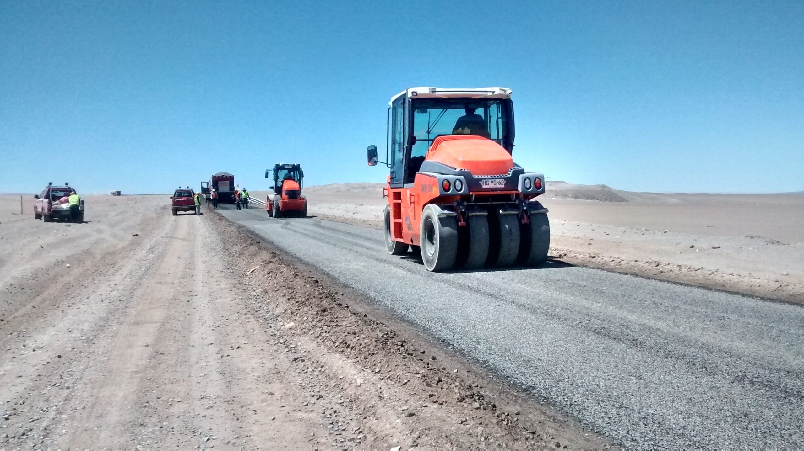 construcción carretera